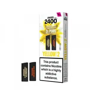 Angel 2400 Prefilled Vape Pods by Vapes Bar - Yellow Edition 2