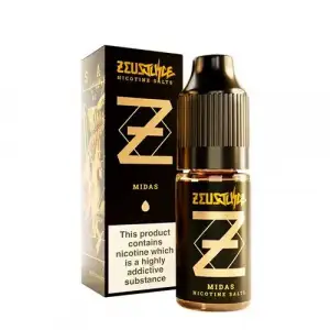 Midas Nic Salt E-Liquid by Zeus Juice 10ml