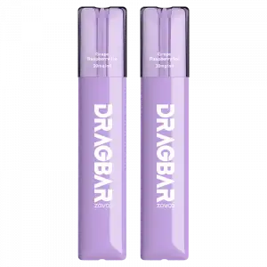 Grape Raspberry Ice By Zovoo Dragbar Z700 SE Disposable Vape 20mg (Twin Pack)