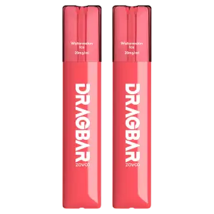 Watermelon Ice By Zovoo Dragbar Z700 SE Disposable Vape 20mg (Twin Pack)